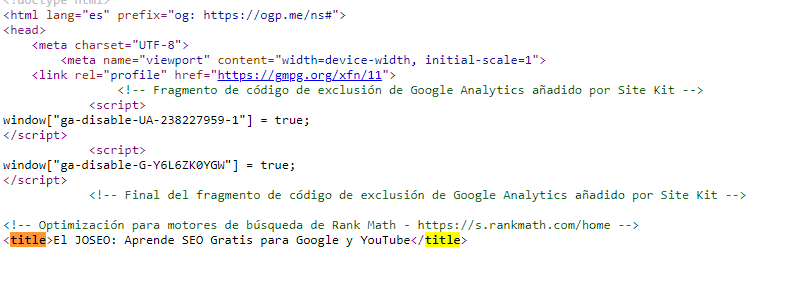 HTML en SEO