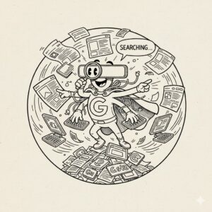 Google buscando una página web