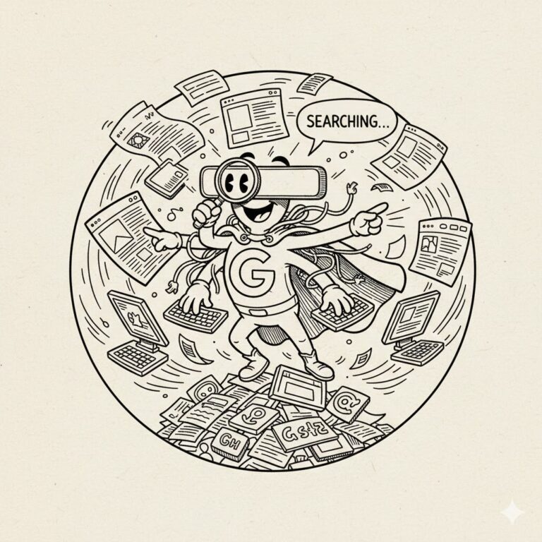 Google buscando una página web